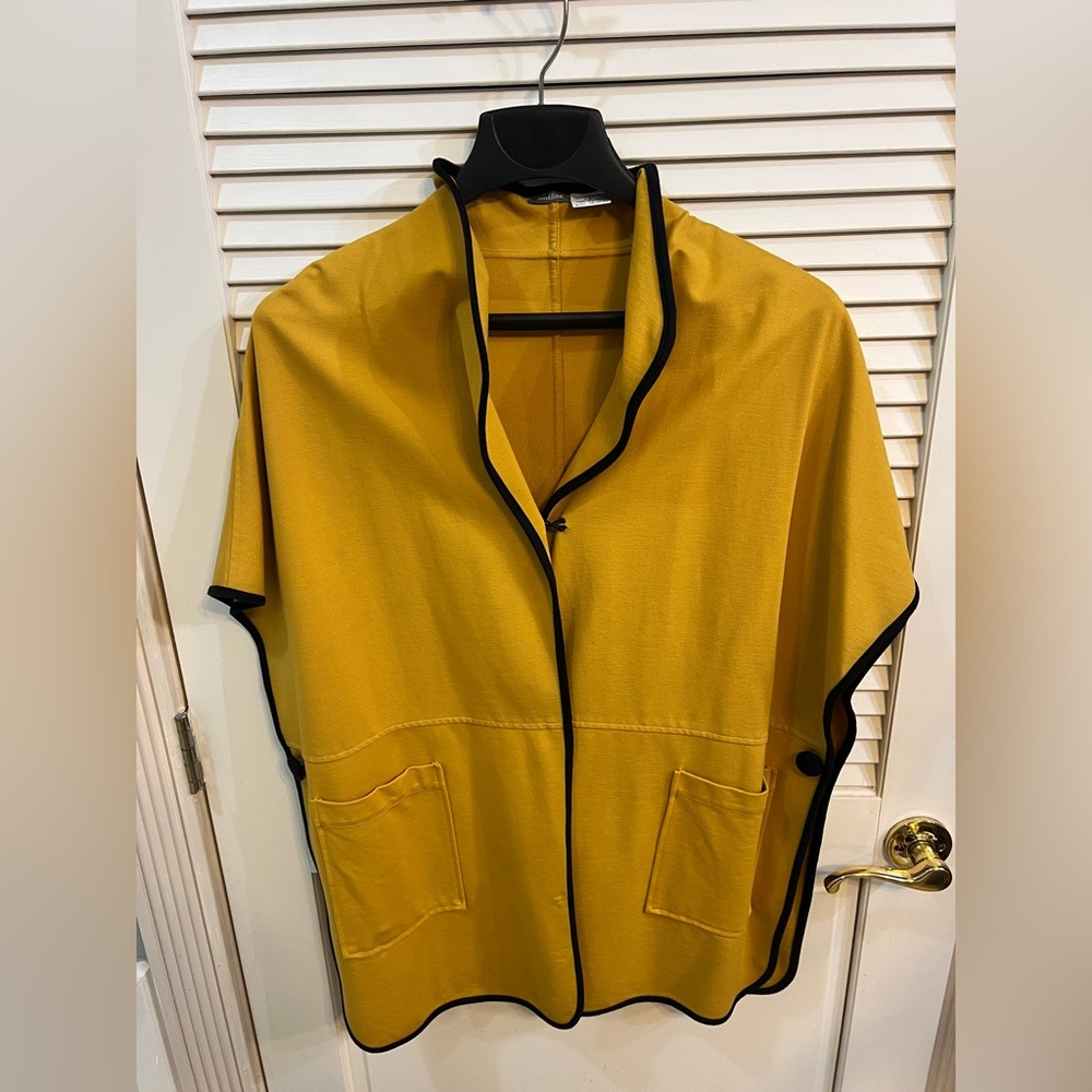 AMÉLLINE mustard cape, S/M